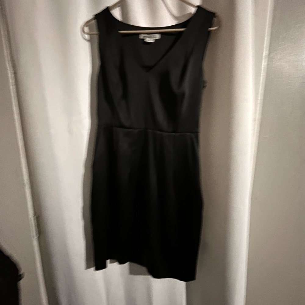 Kensie Black V-Neck Mini Dress